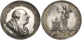 Brandenburg-Preußen
Friedrich Wilhelm II. 1786-1797 Silbermedaille 1792 (Abramson) Huldigung Ansbach-Bayreuths nach der Vereinigung von Brandenburg-F...