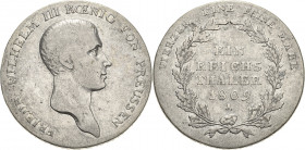 Brandenburg-Preußen
Friedrich Wilhelm III. 1797-1840 Taler 1809, A-Berlin Mit Umschriftenfehler VIERZEH Olding 103 c AKS 11 Anm. Jaeger 33 Kahnt 362 ...