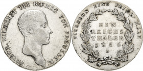 Brandenburg-Preußen
Friedrich Wilhelm III. 1797-1840 Taler 1816, A-Berlin Olding 103 AKS 11 Jaeger 33 Kahnt 362 Davenport 756 Vorzüglich