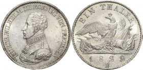 Brandenburg-Preußen
Friedrich Wilhelm III. 1797-1840 Taler 1822, D-Düsseldorf Olding 124 (dieses Exemplar) AKS 13 Jaeger 37 Kahnt 365 Davenport 759 S...