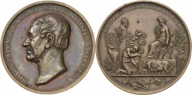 Brandenburg-Preußen
Friedrich Wilhelm III. 1797-1840 Bronzemedaille 1839 (Loos/König) 50-jähriges Jubiläum im Staatsdienst von Johann Philipp von Lad...