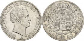 Brandenburg-Preußen
Friedrich Wilhelm III. 1797-1840 Taler 1840, A-Berlin Olding 182 AKS 17 Jaeger 62 Kahnt 370 Davenport 763 Sehr schön/vorzüglich...