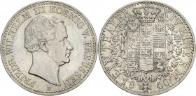 Brandenburg-Preußen
Friedrich Wilhelm III. 1797-1840 Taler 1840, D-Düsseldorf Olding 198 AKS 17 Jaeger 62 Kahnt 370 Davenport 763 Auflagenhöhe: Nur 1...