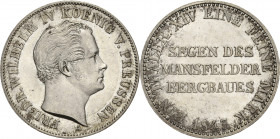 Brandenburg-Preußen
Friedrich Wilhelm IV. 1840-1861 Taler 1843, A -Berlin Ausbeute Olding 308 AKS 75 Jaeger 75 Kahnt 376 Müseler 49.1/41 Fast Stempel...