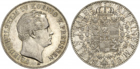 Brandenburg-Preußen
Friedrich Wilhelm IV. 1840-1861 Taler 1843, A-Berlin Olding 305 AKS 74 Jaeger 73 a Kahnt 375 Davenport 769 Jahrgang selten in die...
