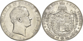 Brandenburg-Preußen
Friedrich Wilhelm IV. 1840-1861 Doppeltaler 1844, A-Berlin AKS 69 Jaeger 74 Kahnt 382 Davenport 771 Sehr schön