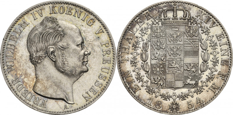 Brandenburg-Preußen
Friedrich Wilhelm IV. 1840-1861 Taler 1854, A-Berlin Olding...