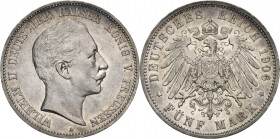 Preußen
Wilhelm II. 1888-1918 5 Mark 1906 A Jaeger 104 Sehr schön-vorzüglich