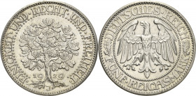 5 Reichsmark 1929 J Eichbaum Jaeger 331 Vorzüglich-prägefrisch