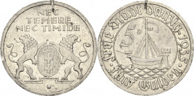 5 Gulden 1935. Jaeger D 19 Starke Randkerbe, sehr schön