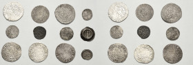 Sachsen-Albertiner ab 1547
Lot-12 Stück Interessantes Lot von sächsischen Silbermünzen des 15.-16. Jhd. Darunter u.a. 1/2 Schwertgroschen, Zinsgrosch...