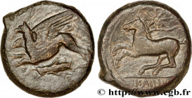 SICILY - ALASEA (KAINON)
Type : Hemilitron 
Date : c. 360-340 AC. 
Mint name / Town : Kainon, Sicile 
Metal : copper 
Diameter : 21,5  mm
Orientation ...