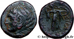 SICILY - SYRACUSE
Type : Hemilitron 
Date : c. 278-276 AC. 
Mint name / Town : Sicile, Syracuse 
Metal : bronze 
Diameter : 23,5  mm
Orientation dies ...