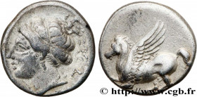 CORINTHIA - CORINTH
Type : Drachme  
Date : c. 345-307 AC. 
Mint name / Town : Corinthe, Corinthie 
Metal : silver 
Diameter : 14,5  mm
Orientation di...