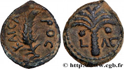 JUDAEA - ROMAN GOVERNORS
Type : Prutah 
Date : an 36 
Mint name / Town : Jérusalem, Judée 
Metal : copper 
Diameter : 17  mm
Orientation dies : 12  h....