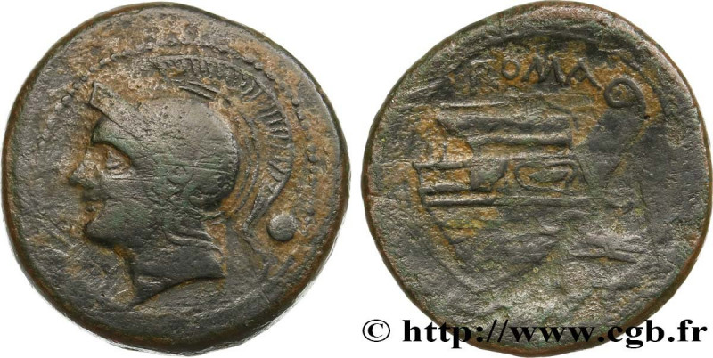 ROMAN REPUBLIC - ANONYMOUS
Type : Uncia 
Date : c. 217-211 AC. 
Mint name / Town...