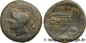 ROMAN REPUBLIC - ANONYMOUS
Type : Uncia 
Date : c. 217-211 AC. 
Mint name / Town : Rome ou Italie 
Metal : copper 
Diameter : 25  mm
Orientation dies ...
