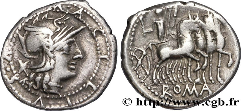 ACILIA
Type : Denier 
Date : 130 AC. 
Mint name / Town : Rome 
Metal : silver 
M...