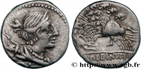 POSTUMIA
Type : Denier 
Date : 96 AC. 
Mint name / Town : Rome 
Metal : silver 
Millesimal fineness : 950  ‰
Diameter : 18  mm
Orientation dies : 6  h...