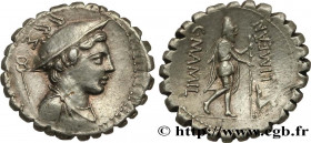 MAMILIA
Type : Denier serratus 
Date : 82 AC. 
Mint name / Town : Rome 
Metal : silver 
Millesimal fineness : 950  ‰
Diameter : 19  mm
Orientation die...