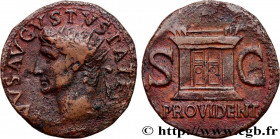 AUGUSTUS
Type : As 
Date : 22/23-30 ou 31-37 
Mint name / Town : Rome 
Metal : copper 
Diameter : 27  mm
Orientation dies : 6  h.
Weight : 10,80  g.
R...