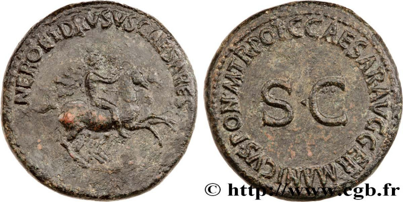 NERO and DRUSUS CAESARS
Type : Dupondius 
Date : 40-41 
Mint name / Town : Rome ...