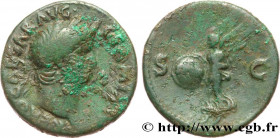 NERO
Type : As 
Date : 66 
Mint name / Town : Rome 
Metal : copper 
Diameter : 27  mm
Orientation dies : 6  h.
Weight : 9,73  g.
Obverse legend : IMP ...