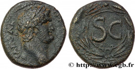NERO
Type : Moyen Bronze (As) 
Date : c. 65-66 
Mint name / Town : Antioche, Syrie 
Metal : copper 
Diameter : 20,5  mm
Orientation dies : 12  h.
Weig...
