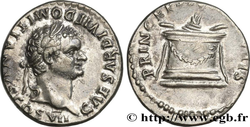 DOMITIANUS
Type : Denier 
Date : 80 
Mint name / Town : Rome 
Metal : silver 
Mi...