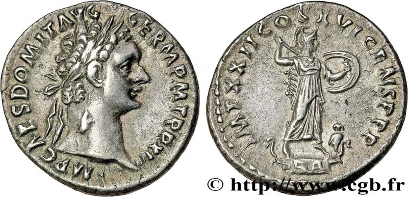 DOMITIANUS
Type : Denier 
Date : 92-93 
Mint name / Town : Rome 
Metal : silver ...