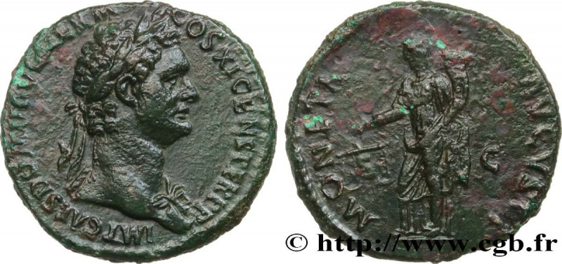 DOMITIANUS
Type : As 
Date : avril - octobre 
Date : 85 
Mint name / Town : Rome...