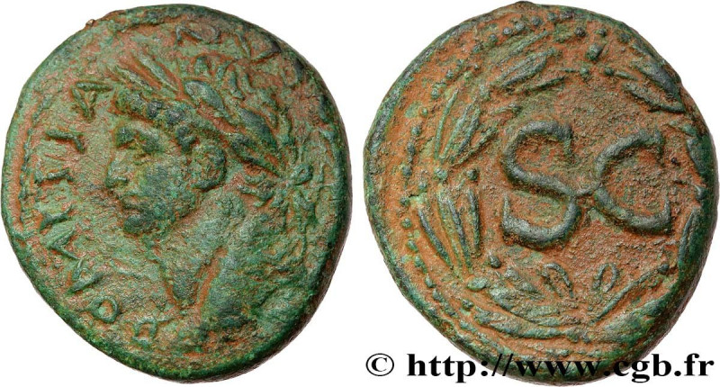 DOMITIANUS
Type : As 
Date : c. 69-81 
Mint name / Town : Antioche 
Metal : copp...