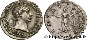 TRAJANUS
Type : Denier 
Date : 102 
Mint name / Town : Rome 
Metal : silver 
Millesimal fineness : 900  ‰
Diameter : 18,5  mm
Orientation dies : 6  h....