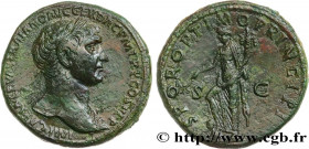 TRAJANUS
Type : Sesterce 
Date : 107 
Mint name / Town : Rome, Decennalia 
Metal : bronze 
Diameter : 33  mm
Orientation dies : 7  h.
Weight : 27,52  ...