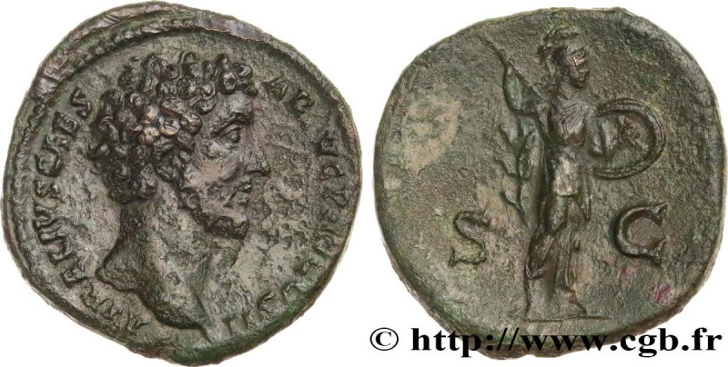 MARCUS AURELIUS
Type : Sesterce 
Date : 145 
Mint name / Town : Rome 
Metal : co...