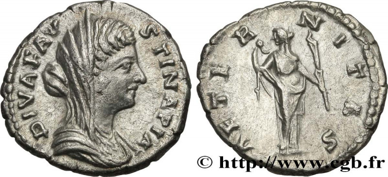 DIVA FAUSTINA
Type : Denier 
Date : 176 
Mint name / Town : Rome 
Metal : silver...