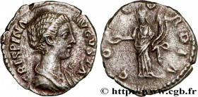 CRISPINA
Type : Denier 
Date : 180-182 
Mint name / Town : Rome 
Metal : silver 
Millesimal fineness : 750  ‰
Diameter : 17,5  mm
Orientation dies : 6...