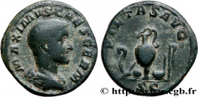 MAXIMUS CAESAR
Type : As 
Date : automne 236 - janvier 238 
Mint name / Town : Rome 
Metal : copper 
Diameter : 25  mm
Orientation dies : 12  h.
Weigh...