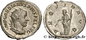GORDIAN III
Type : Antoninien 
Date : février - mars 
Date : 244 
Mint name / Town : Rome 
Metal : billon 
Millesimal fineness : 450  ‰
Diameter : 22 ...