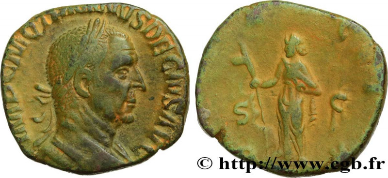 TRAJAN DECIUS
Type : Sesterce 
Date : 249-250 
Mint name / Town : Rome 
Metal : ...