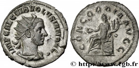 VOLUSIAN
Type : Antoninien 
Date : début 
Date : 253 
Mint name / Town : Rome 
Metal : billon 
Millesimal fineness : 350  ‰
Diameter : 22  mm
Orientat...