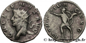 GALLIENUS
Type : Antoninien 
Date : 262 
Mint name / Town : Milan 
Metal : billon 
Millesimal fineness : 30  ‰
Diameter : 21,5  mm
Orientation dies : ...