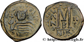 HERACLIUS
Type : Follis 
Date : an 2 
Mint name / Town : Nicomédie 
Metal : copper 
Diameter : 31  mm
Orientation dies : 12  h.
Weight : 10,71  g.
Rar...