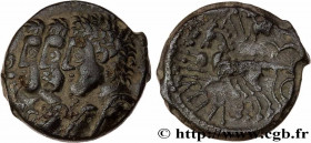 GALLIA BELGICA - REMI (Area of Reims)
Type : Bronze REMO/REMO 
Date : c. 60-40 AC. 
Mint name / Town : Reims (51) 
Metal : bronze 
Diameter : 15  mm
O...
