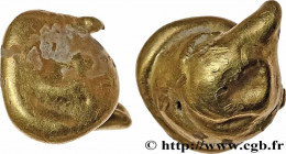 SENONES (Area of Sens)
Type : Quart de statère globulaire 
Date : c. 100-80 AC. 
Metal : gold 
Diameter : 9,5  mm
Weight : 2,17  g.
Rarity : R3 
Obver...
