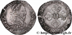 HENRY III
Type : Franc au col plat 
Date : 1582 
Mint name / Town : Bordeaux 
Quantity minted : 204792 
Metal : silver 
Millesimal fineness : 833  ‰
D...