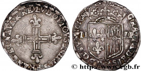 LOUIS XIII
Type : Quart d'écu de Navarre 
Date : 1616 
Mint name / Town : Saint-Palais 
Quantity minted : 53312 
Metal : silver 
Millesimal fineness :...