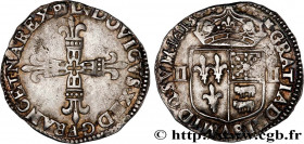 LOUIS XIII
Type : Quart d'écu de Béarn 
Date : 1613 ou 1615 
Mint name / Town : Pau 
Metal : silver 
Millesimal fineness : 917  ‰
Diameter : 30,5  mm
...