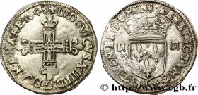 LOUIS XIV "THE SUN KING"
Type : Quart d'écu, 1er type 
Date : 1648 
Mint name / Town : Bayonne 
Quantity minted : 114206 
Metal : silver 
Millesimal f...