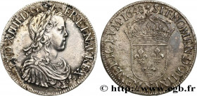 LOUIS XIV "THE SUN KING"
Type : Écu à la mèche longue 
Date : 1648 
Mint name / Town : Montpellier 
Quantity minted : 60813 
Metal : silver 
Millesima...